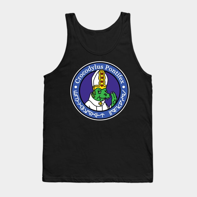 Reptilian church Tank Top by buby87